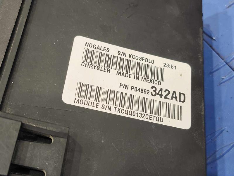 2012 Jeep Compass Chassis Brain Box