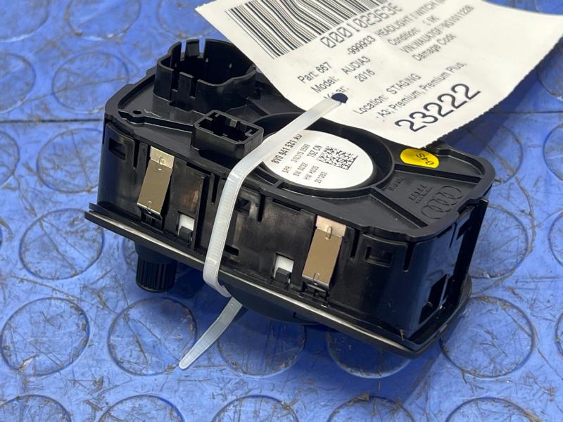 2015-2020 Audi A3 Headlight Control Switch with Fog Lamps OEM 8V0941531AD