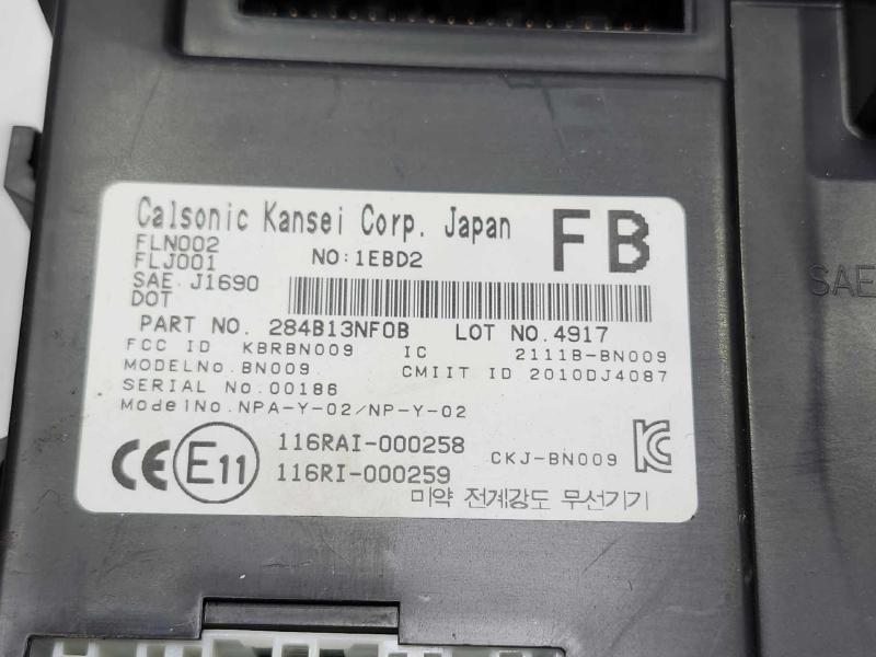 2015 Nissan Leaf Body Control Module BCM Genuine OEM 284B13NF0B