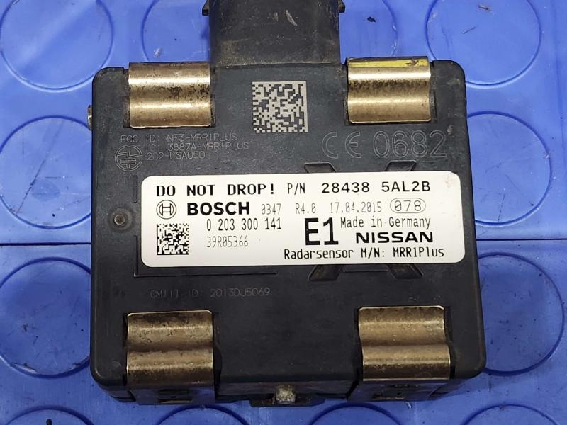 2015 Nissan Murano FWD Adaptive Cruise Radar Distance Control Module OEM 284385AL2B
