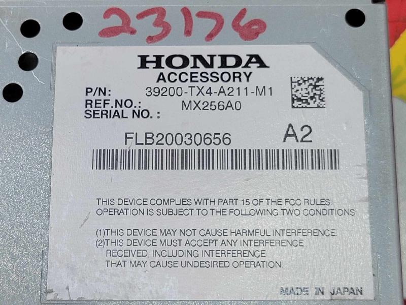 2016-2018 Acura RDX Active Noise Control Unit Module Genuine OEM 39200TX4A21