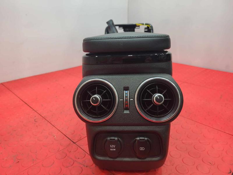 2018-2021 Kia Stinger Center Floor Console Assembly Black Leather Genuine OEM