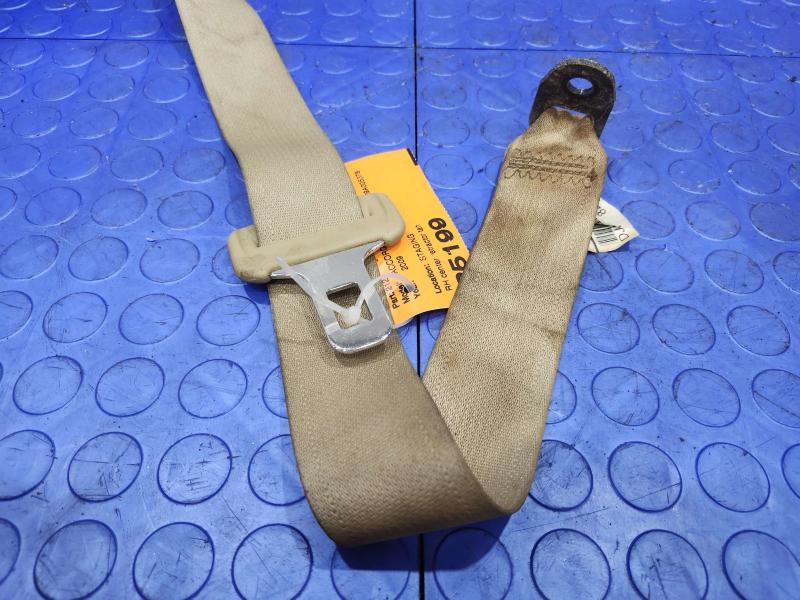 2009 Honda Accord Rear Seat Belt