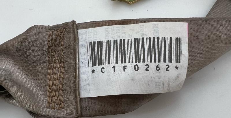2001 Acura TL Rear Seat Belt