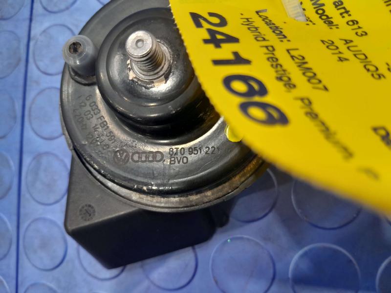 2009-2017 Audi Q5 Low Note Horn Assembly Genuine OEM Part 8T0951221