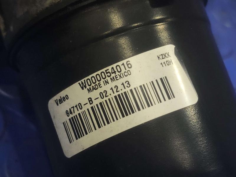 2014 Chevrolet Silverado 1500 Wiper Motor Front