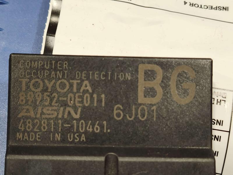 2017 Toyota Corolla Chassis Brain Box