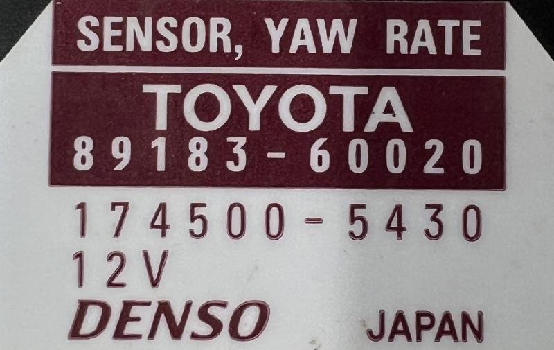 2006 Toyota 4Runner Yaw Rate Sensor
