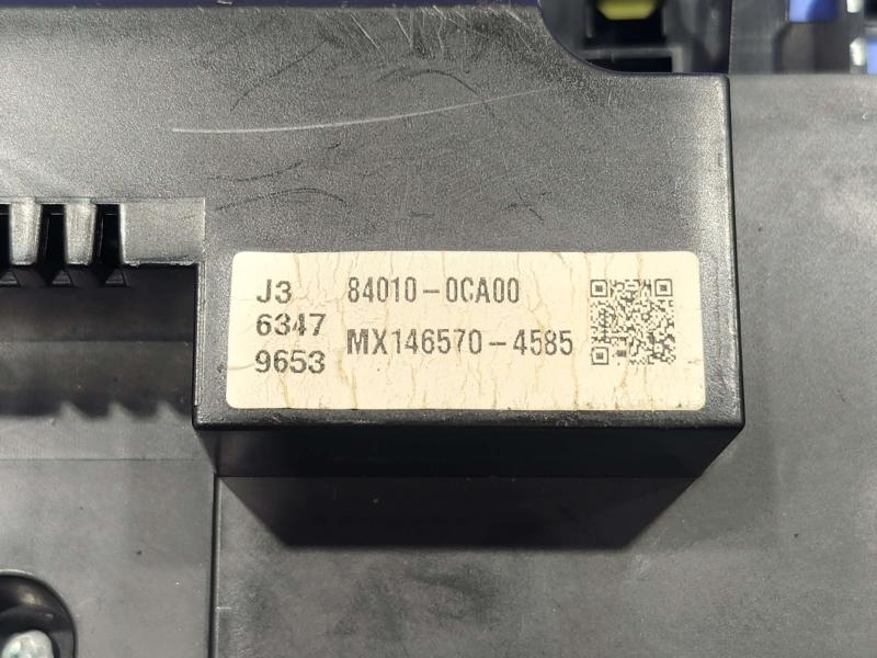 2007 Toyota Tundra Heater A/C Control