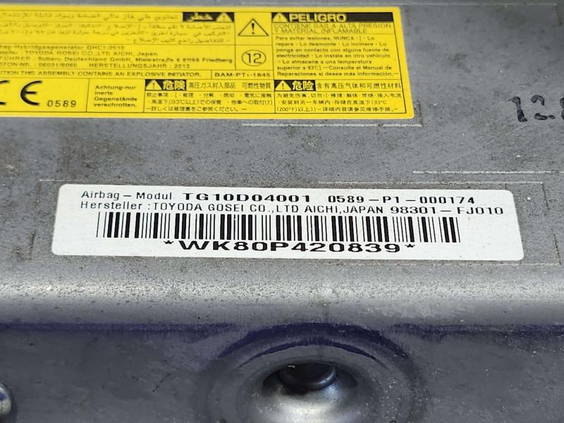 2013 Subaru Crosstrek Air Bag
