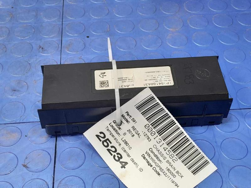 2018 Buick Regal Heating and Air Conditioning Remote Control Module OEM 84188431