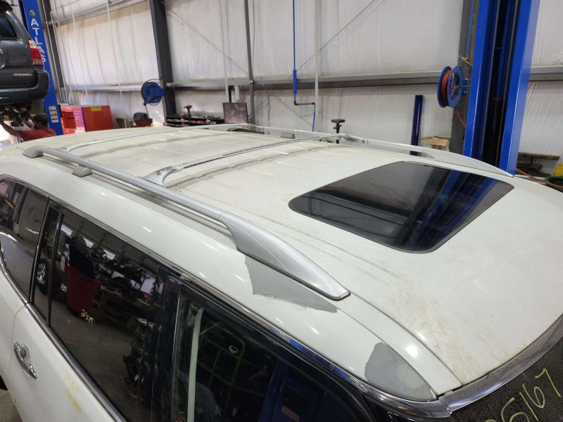 2011-2013 Infiniti QX56 Roof Rack Luggage Rack Rails with Crossbars Silver OEM
