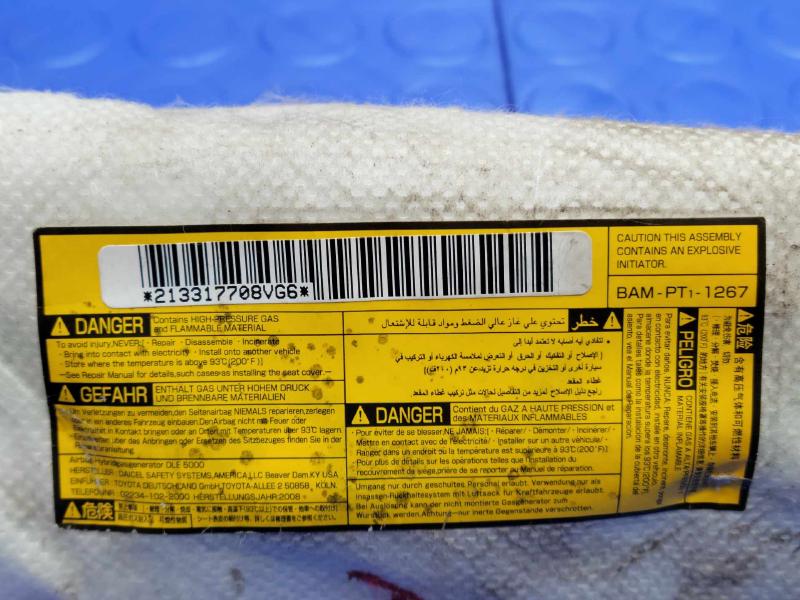 2009 Toyota Camry Air Bag