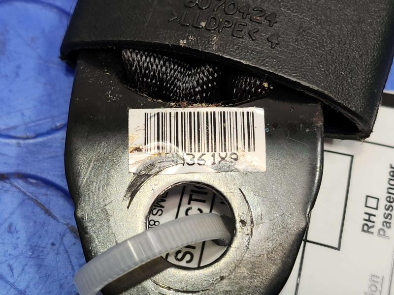 2014 Dodge Journey Rear Seat Belt
