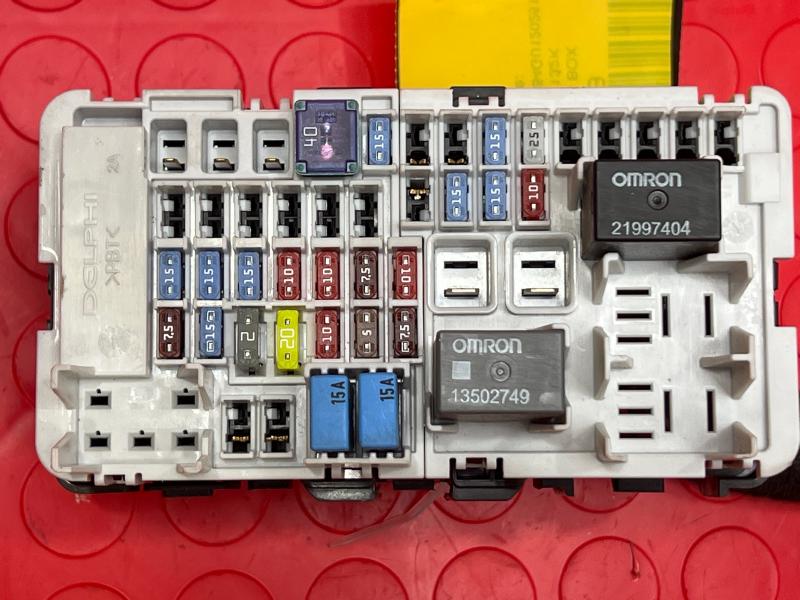 2016 Chevrolet Volt Cabin Fuse Box