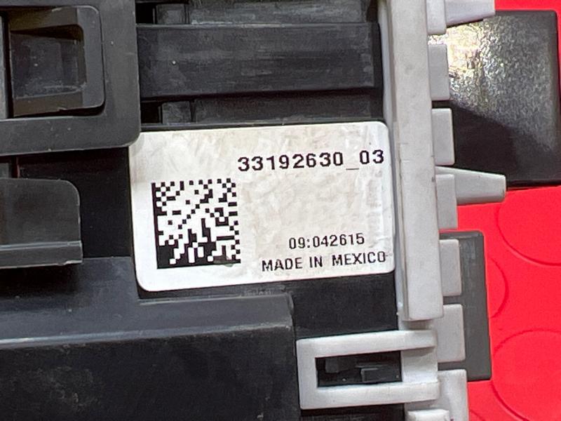 2016 Chevrolet Volt Cabin Fuse Box