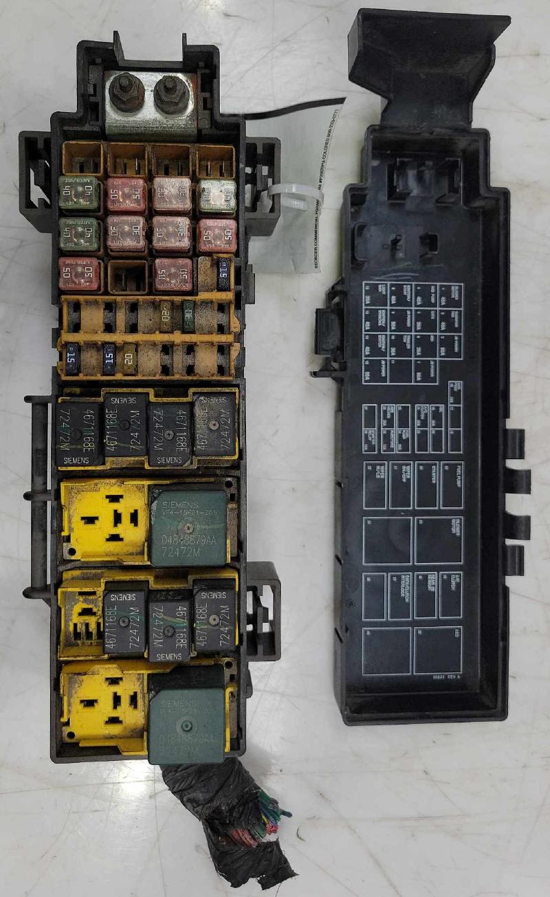 2002 Jeep Liberty Engine Fuse Box