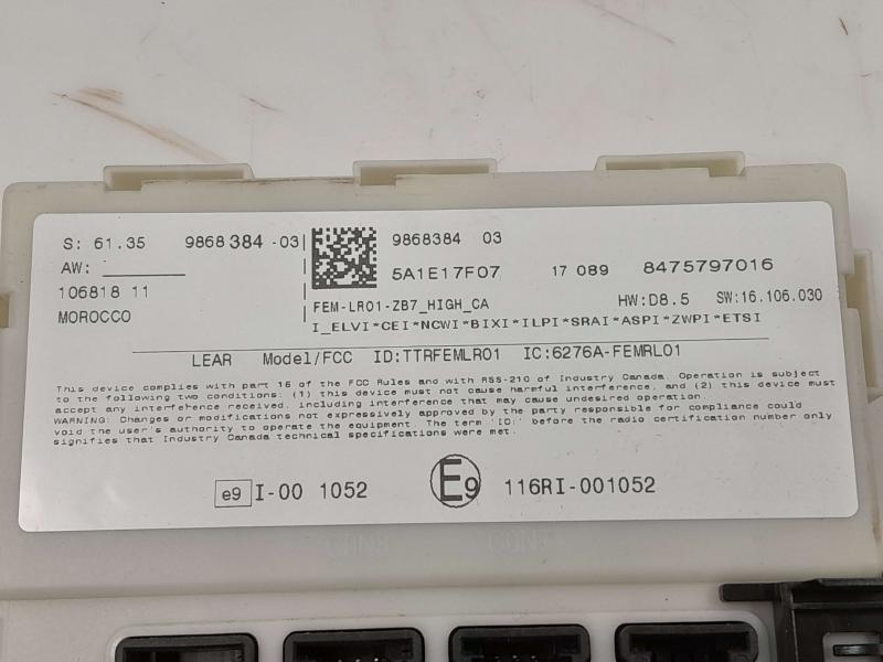 2018 BMW 430i Chassis Brain Box