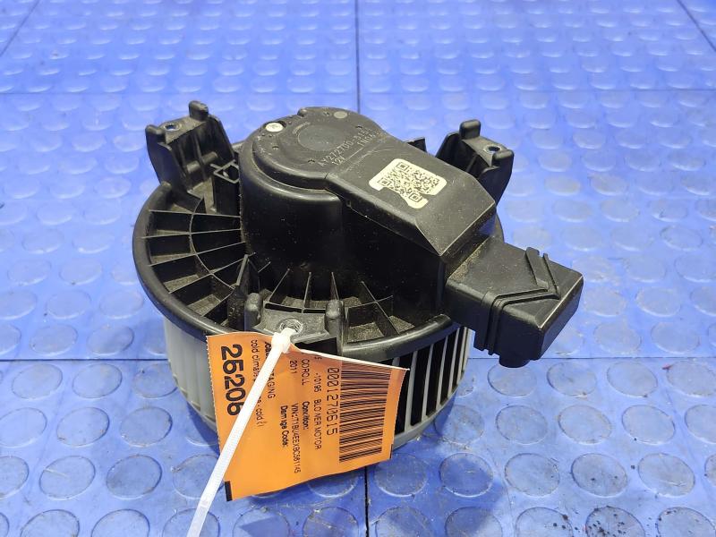 2011 Toyota Corolla Blower Motor
