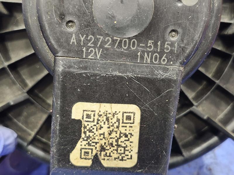 2011 Toyota Corolla Blower Motor