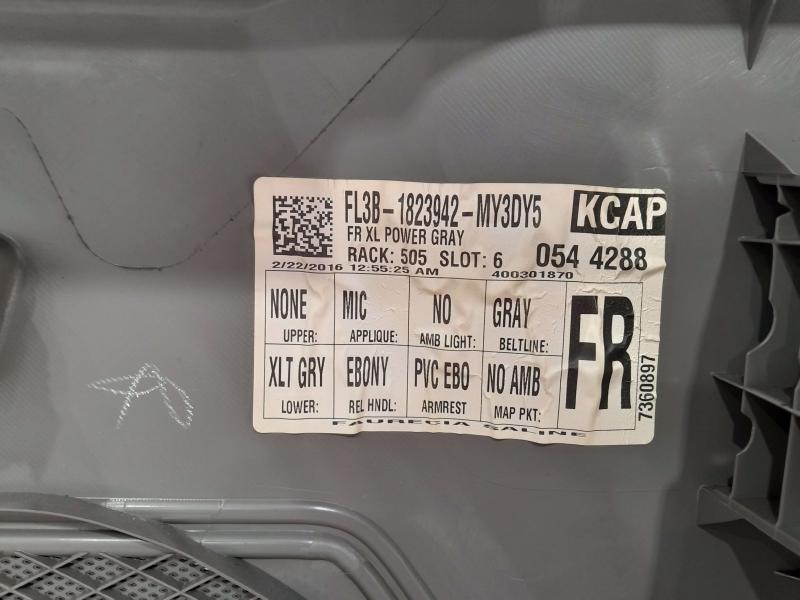 2016 Ford F-150 Front Door Trim Panel