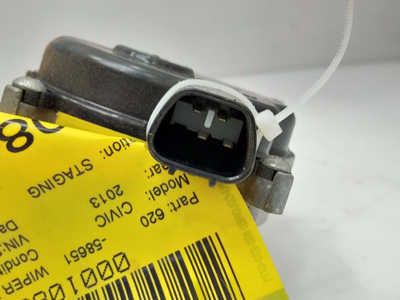 2012 - 2015 Honda Civic Windshield Wiper Motor OEM 76505TR0A01