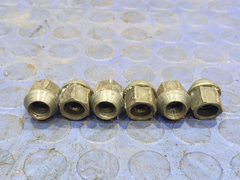 1997-2000 Dodge Dakota Alloy Wheel Lug Nuts 6 Pcs Genuine OEM 2409826