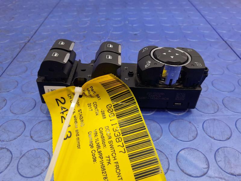 2017 Lincoln Continental Door Switch Front