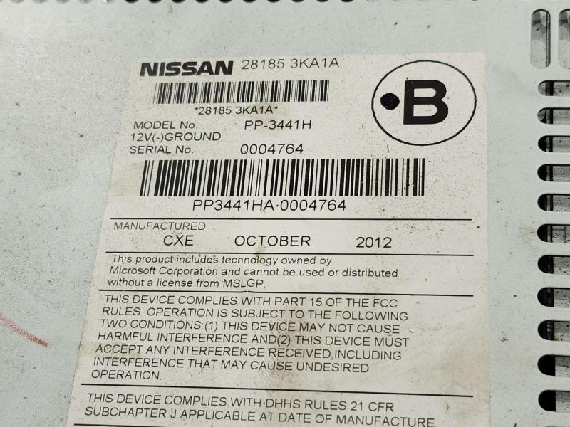 2013 Nissan Pathfinder Audio & Visual Equip.(Radio)