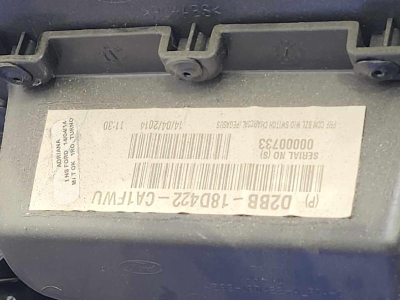 2014 Ford Fiesta Front Console
