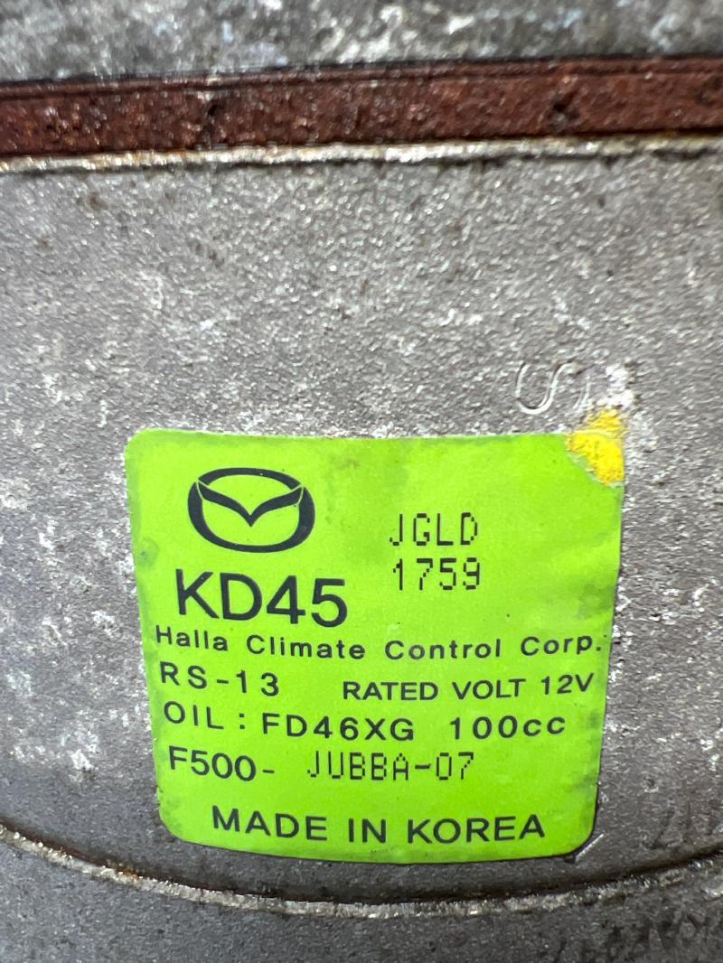 2014 Mazda CX-5 A/C Air Compressor