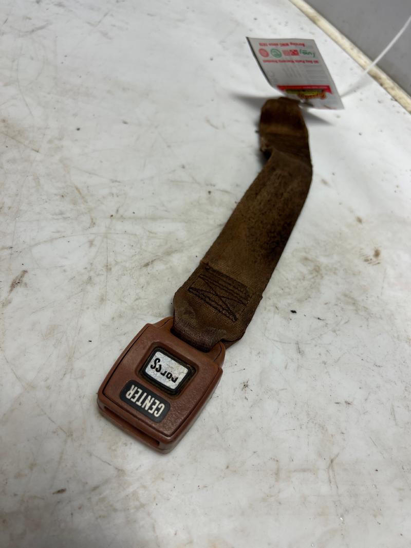 1983 - 1986 Nissan 720 Pickup Center Seat Belt Buckle Brown OEM