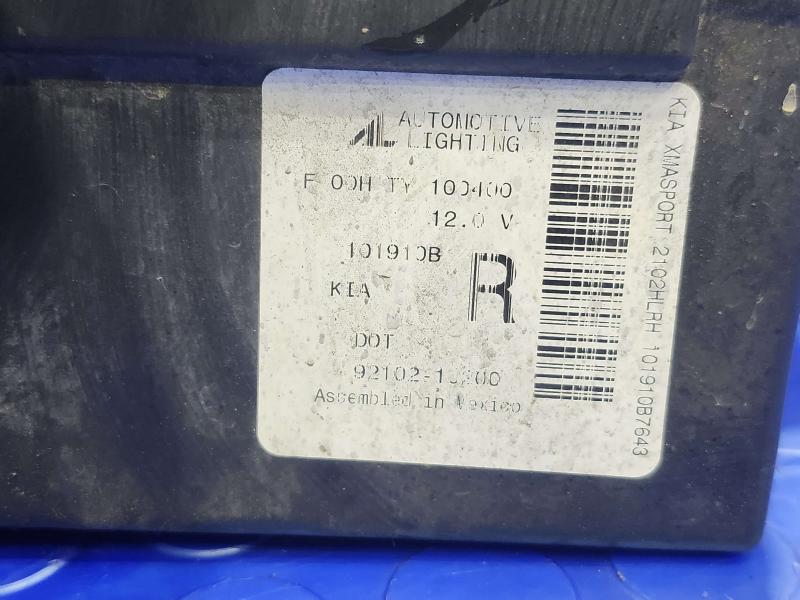 2011 Kia Sorento Headlamp Assembly