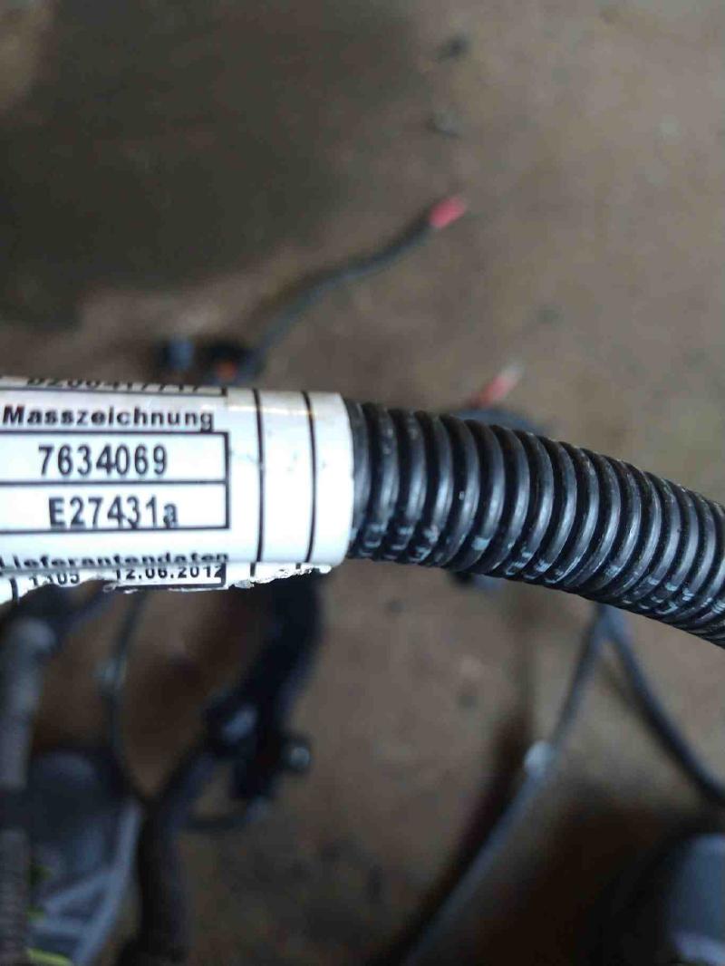 2015-2018 BMW X4 F26 2.0L TRANSMISSION WIRE HARNESS 7634069 OEM2016 2017