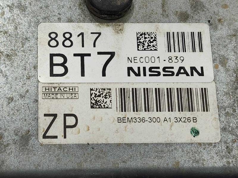 2014 Nissan Versa Engine/Motor Brain Box