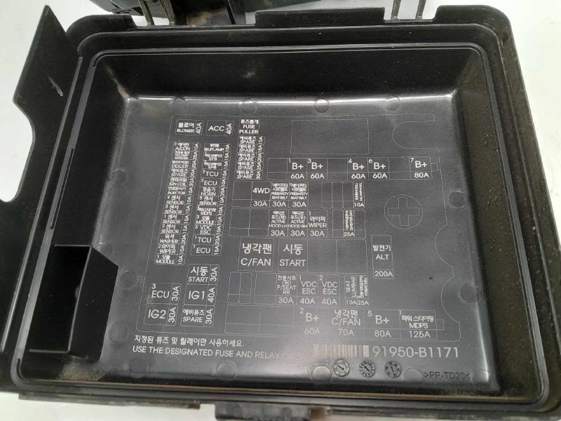 2016 Genesis Genesis Engine Fuse Box