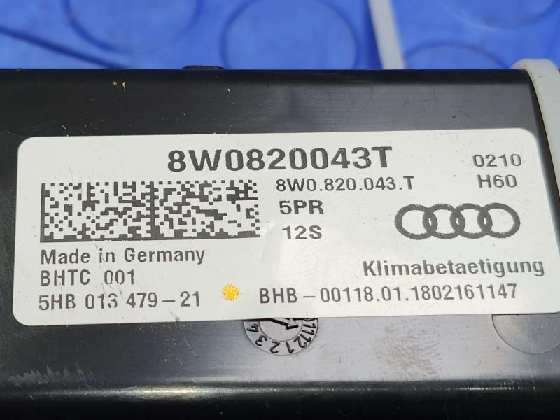 2018 Audi A4 Heater A/C Control