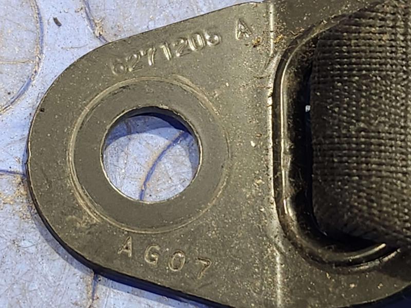 2017 Toyota Prius Rear Seat Belt