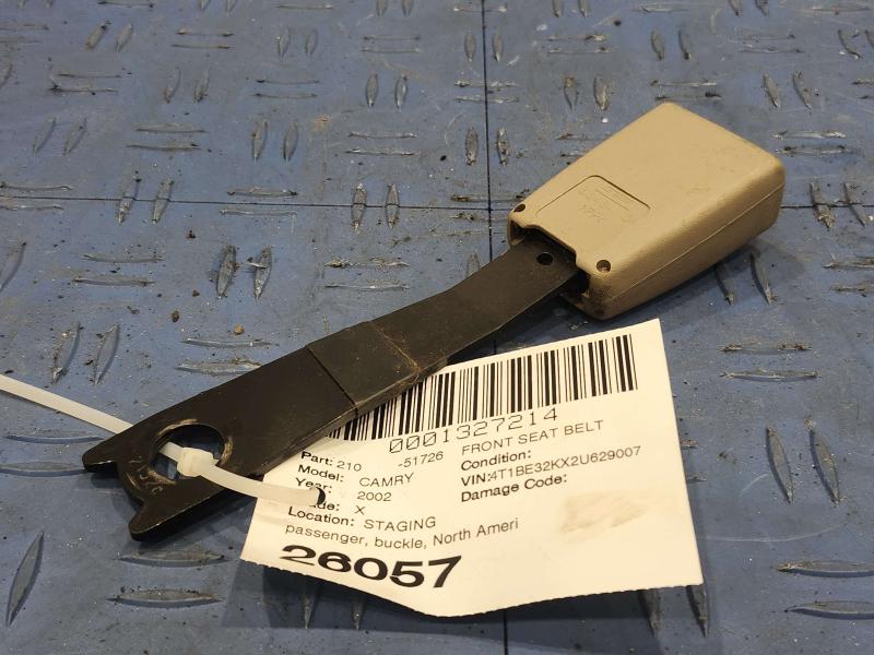 2002 Toyota Camry Front Seat Belt