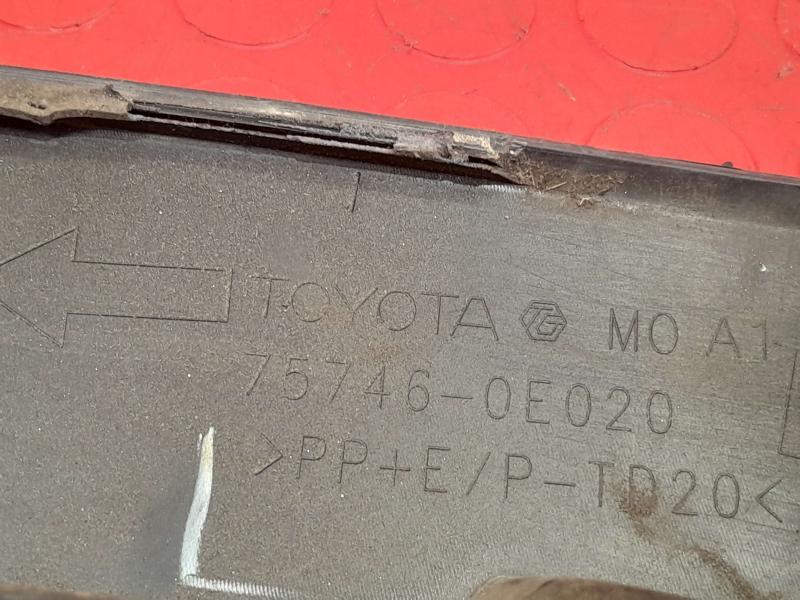 2018 Toyota Highlander Rear Door Moulding