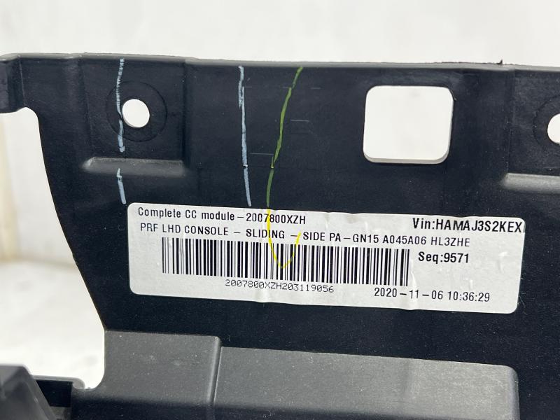 2018 - 2022 Ford Ecosport Center Console Assembly Black OEM GN1Z5813562JB
