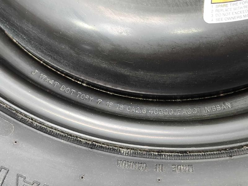 2017 Nissan Maxima Wheel