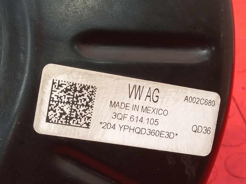 2018 Volkswagen Atlas Power Brake Booster Genuine OEM Part 3QF614105