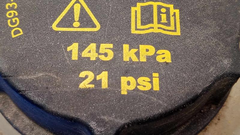 2013 Ford Escape Coolant Recovery Bottle