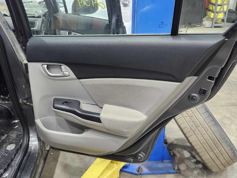 2013 Honda Civic 1.8L Sedan Rear Door Trim Panel Right Side Gray OEM 83700TR3A31ZC,RH