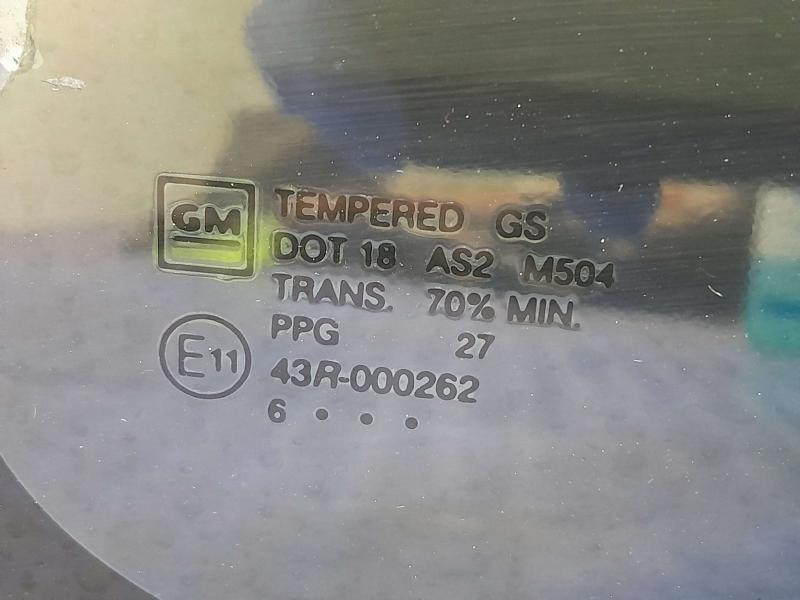 2007 GMC Savana 2500 Rear Door Glass/Window