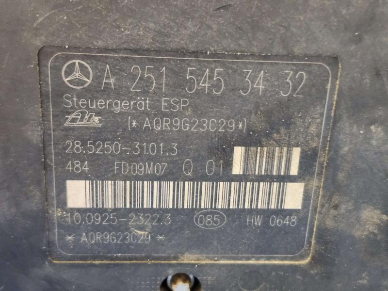 2010 Mercedes ML-Class Anti-Lock Brake Parts