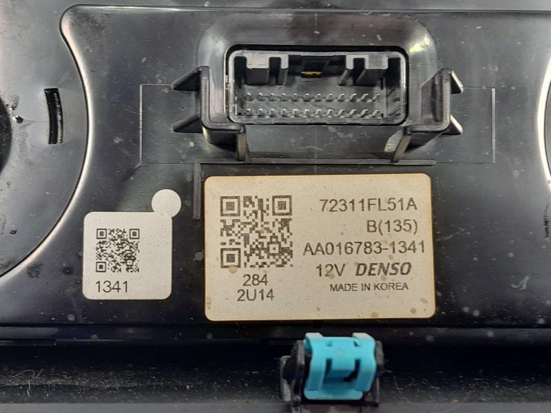 2017 Subaru Impreza Heater A/C Control