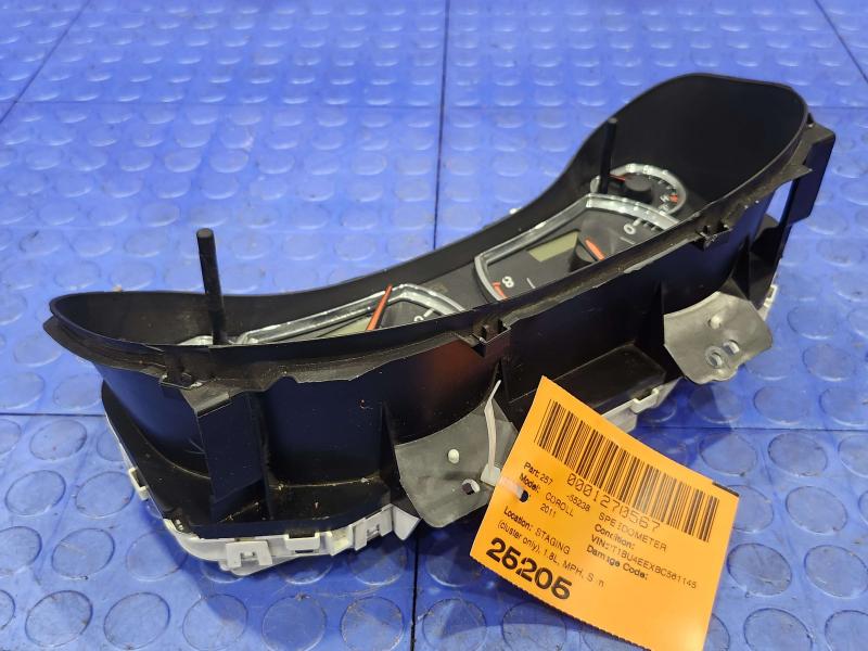 2011 Toyota Corolla Speedometer