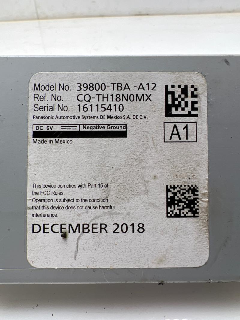 2019 Honda Civic Chassis Brain Box